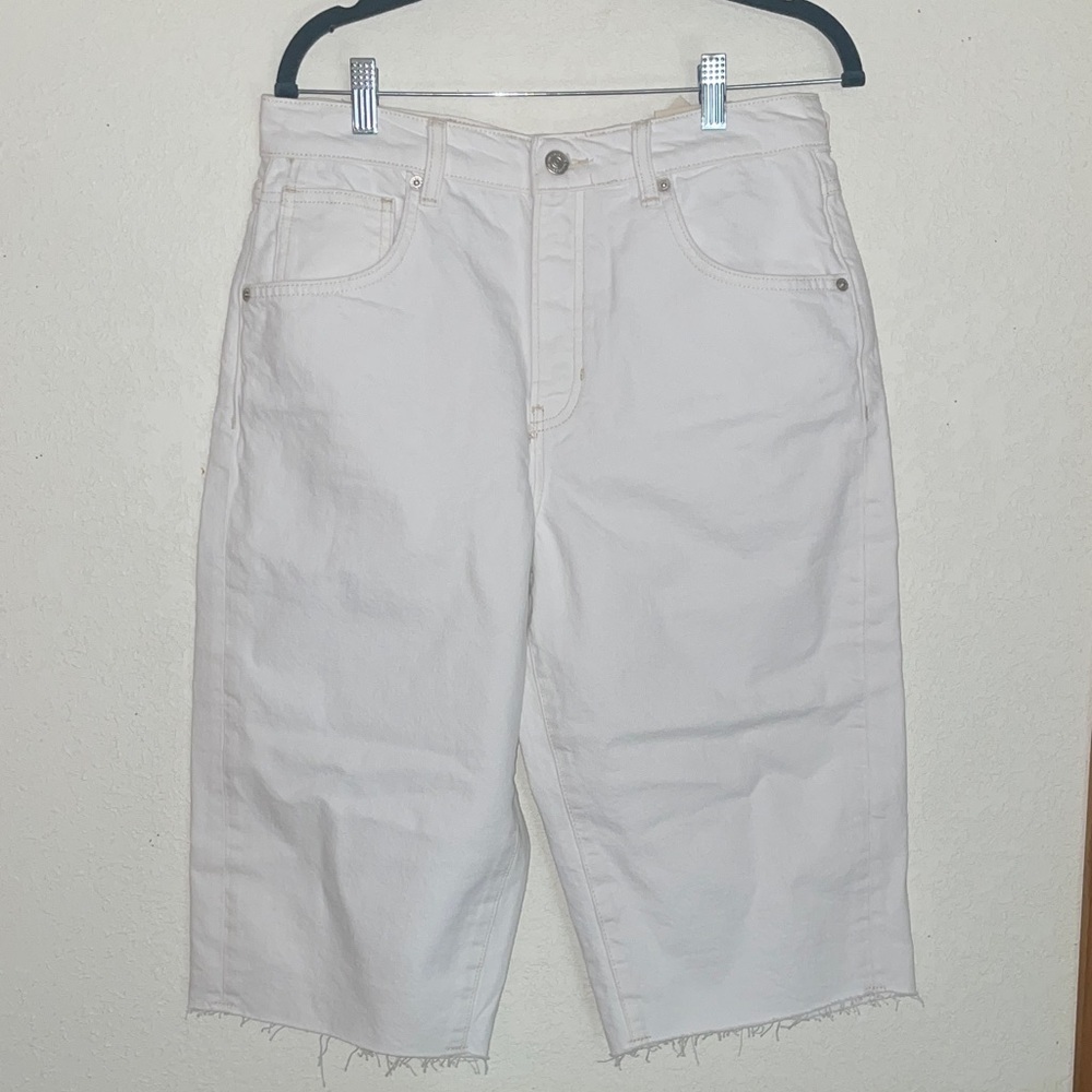 Free People We The Free Jam Session Low Rise Relaxed Jeans White 28 NWT​ - Picture 5 of 8